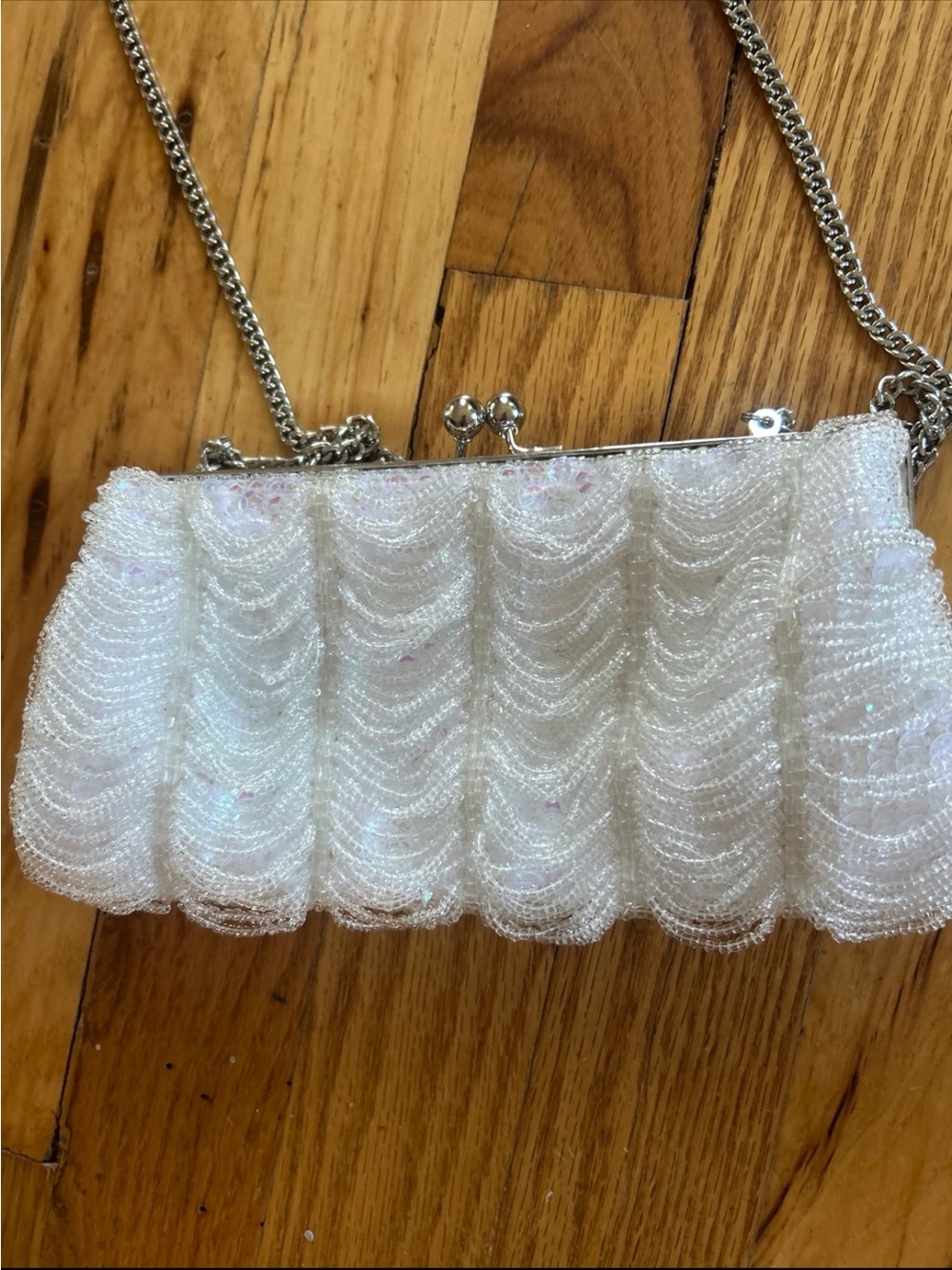 Antonio Melani white clutch